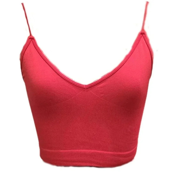 Free People Tops - Free People, Size XS/S, Cherry Red Strappy Crop